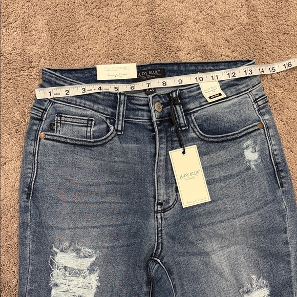 Judy blue isn’t she lovely straight leg denim stretchy nwt 3/26 - Picture 4 of 8